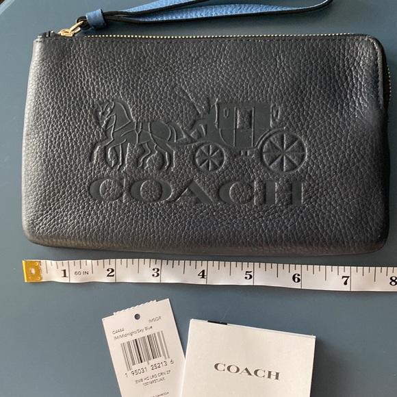 NWT - Coach Wristlet Navy Blue - Picture 6 of 6